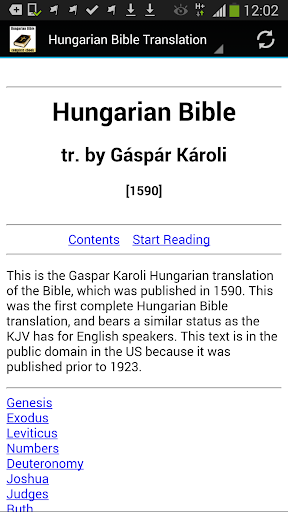 Hungarian Bible Translation