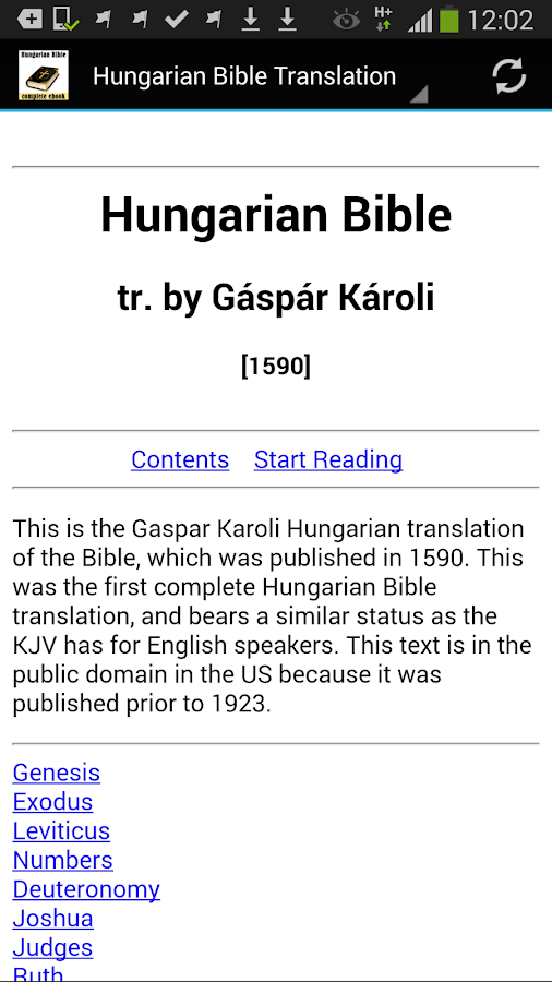 Hungarian Bible Translation - Android Apps on Google Play