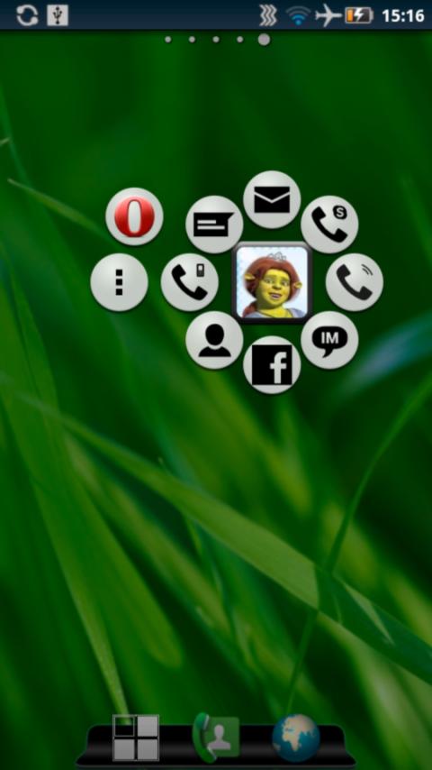 Animated Widget Contact Pro - screenshot