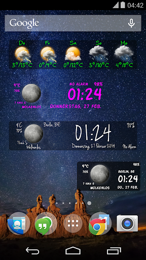 【免費個人化App】FancyClock Widget Free-APP點子