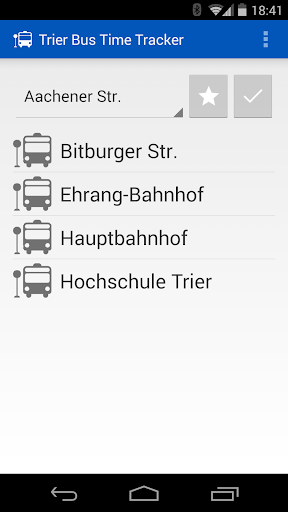 Trier Bus Time Tracker