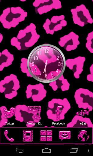 【免費個人化App】Pink Leopard Icon Pack-APP點子