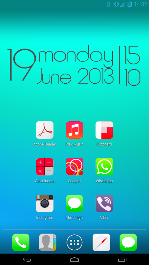 iOS 7 Theme HD Concept  8 in 1 - screenshot