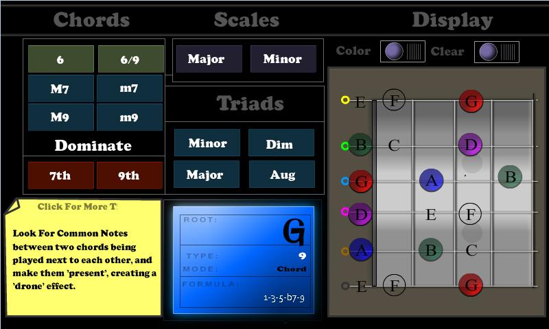 Guitar Frets HD Screen 3