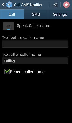 Call SMS Notifier