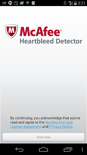 McAfee Heartbleed Detector