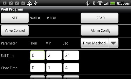 Android application WellTrekker® screenshot