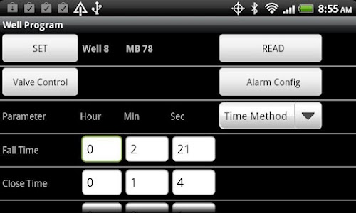 Android application WellTrekker® screenshort