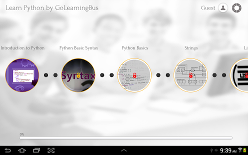 Learn Python by GoLearningBus Screenshots 0