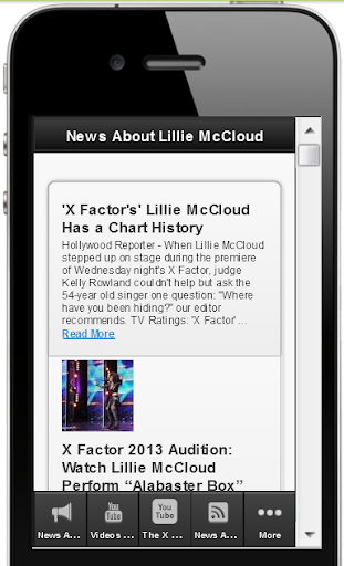 【免費媒體與影片App】Lillie McCloud XFactorUSA 2013-APP點子