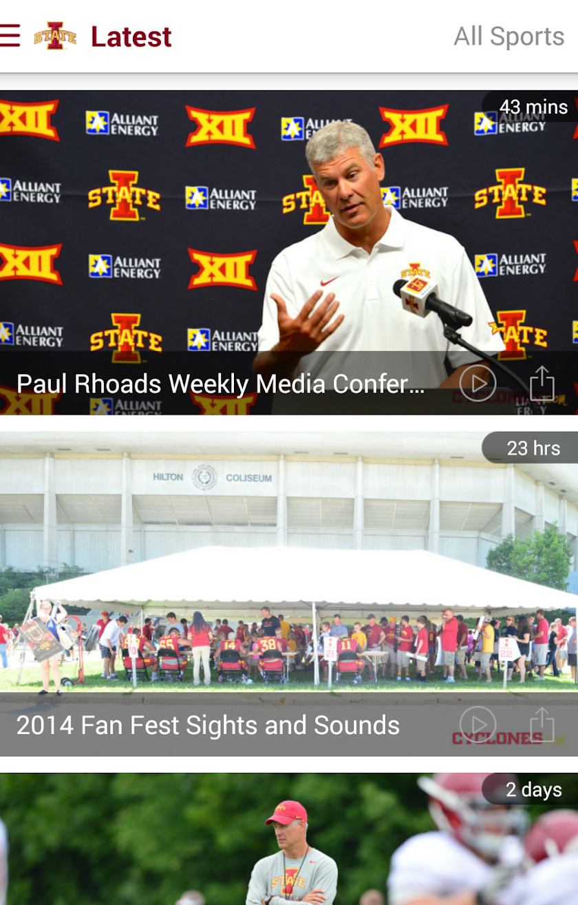 Iowa State Cyclones: Premium Screen 2