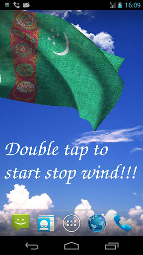 3D Turkmenistan Flag LWP +