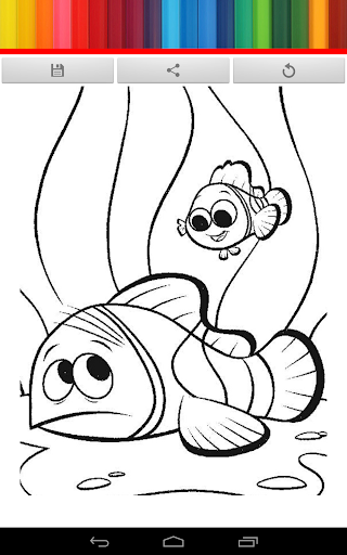 Fighting Fish Coloring Page