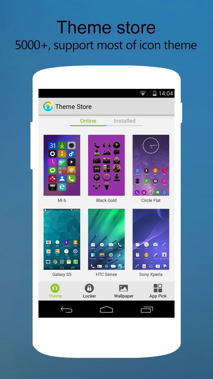 KK Launcher Prime Key Screen 3