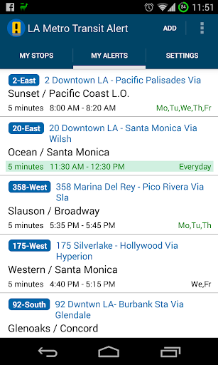 【免費交通運輸App】LA Metro Transit Alert-APP點子