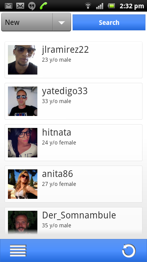 Android application Mimdich - Meet new people screenshort