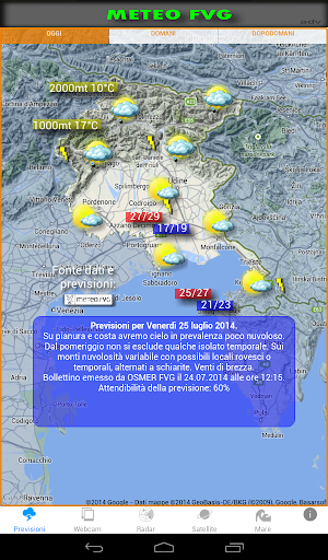 【免費天氣App】METEO FVG-APP點子