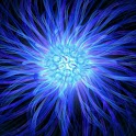 3D Magic Blue Wallpaper