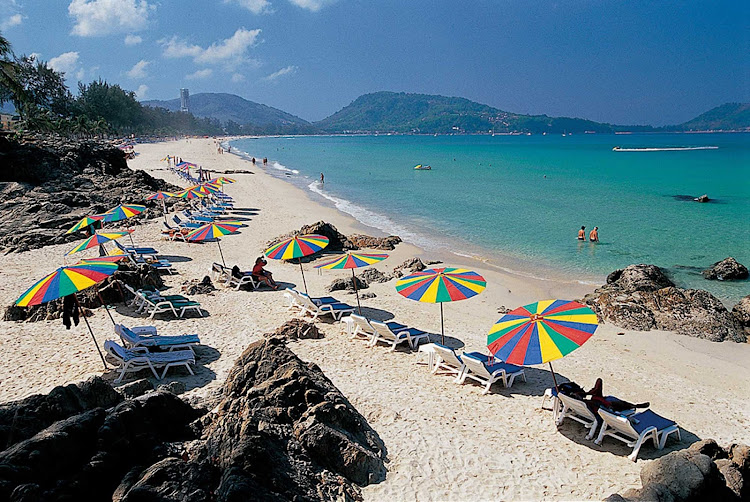 Patong Beach on Phuket, Thailand.