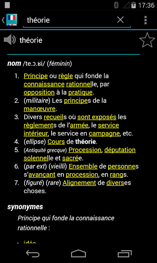 French Dictionary Offline Android Apps on Google Play