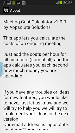 【免費商業App】Meeting Cost Calculator-APP點子