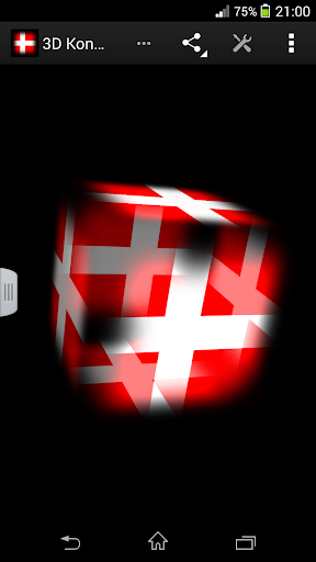 3D Denmark Cube Flag LWP