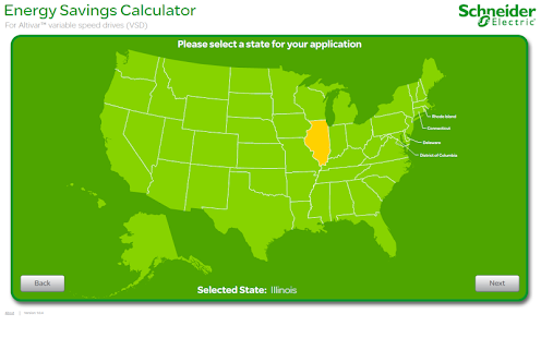 VSD Energy Savings Calculator Screenshots 2