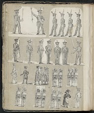 Albumblad met diverse voorstellingen