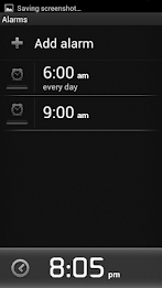 USA flag. Digital clock. poster 2