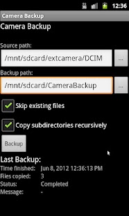 Free Camera Backup Trial APK for Android