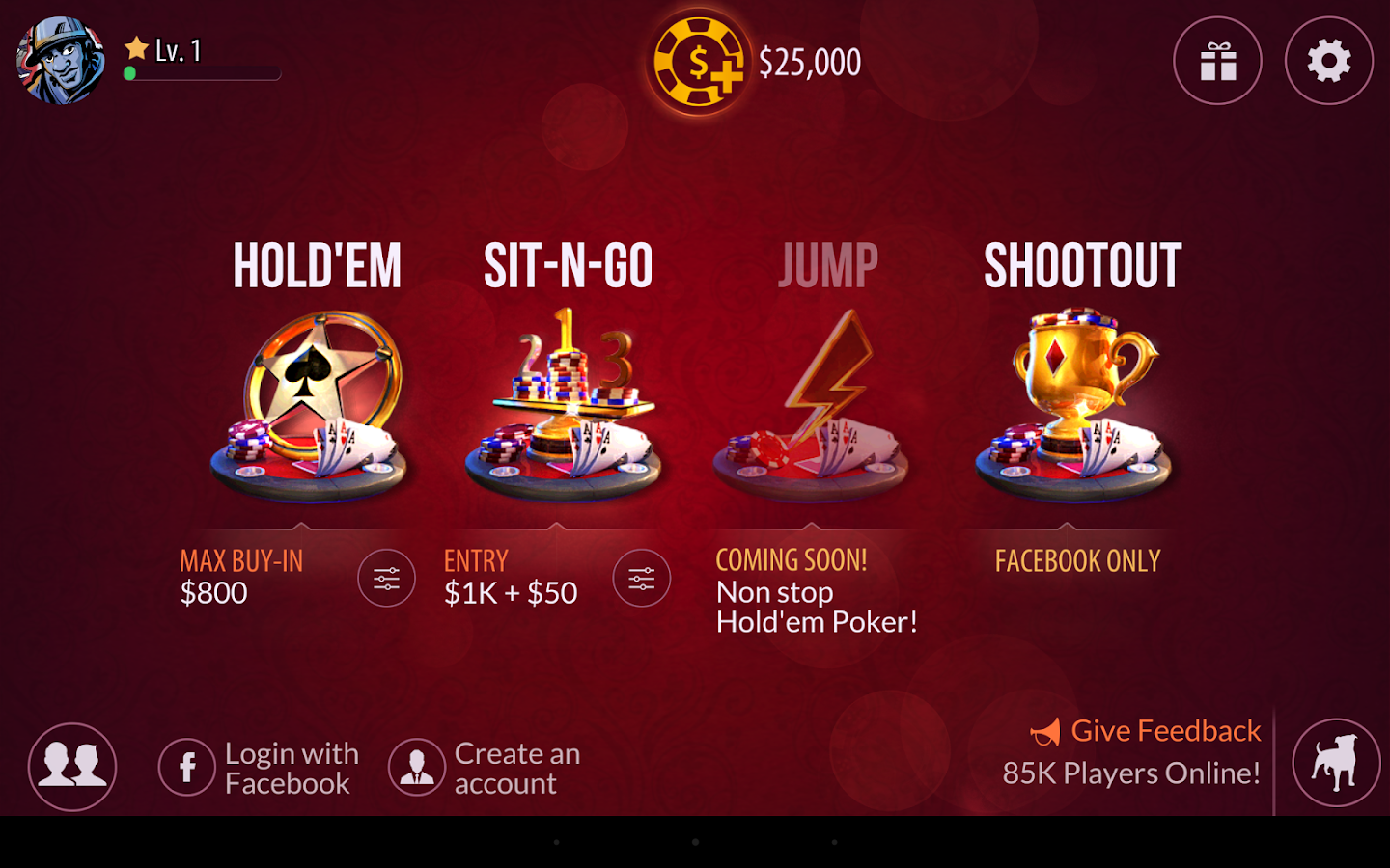 play poker against friends online free