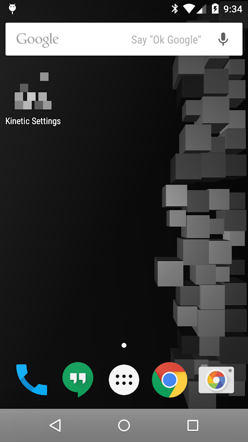 Android application Kinetic Live Wallpaper screenshort