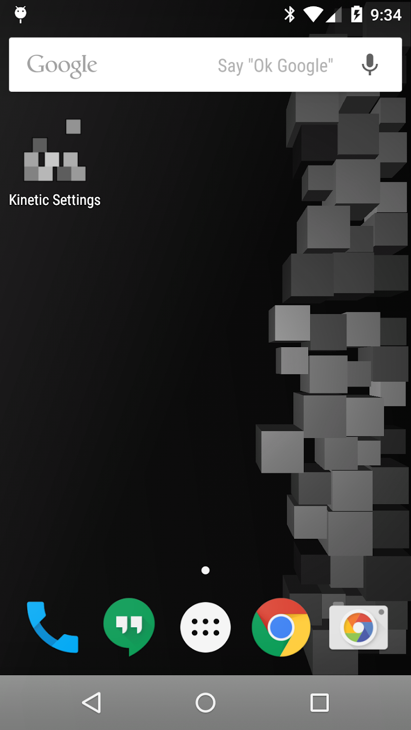 Kinetic Live Wallpaper Screen 1