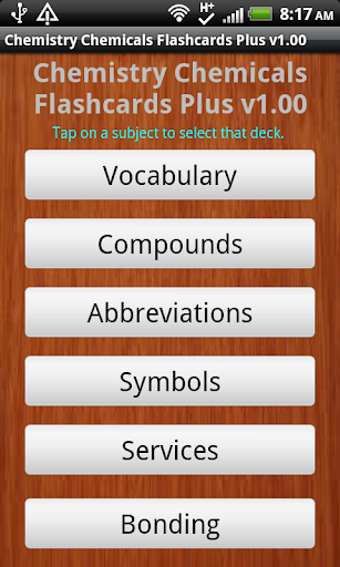 Chemistry Chemicals Flashcard+