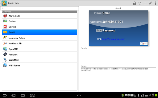 Android APK : eWallet - Password Manager