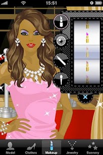 Android application Red Carpet Dress Up and Makeup screenshot