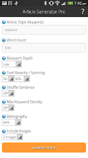 Article Generator Pro Screenshots 3