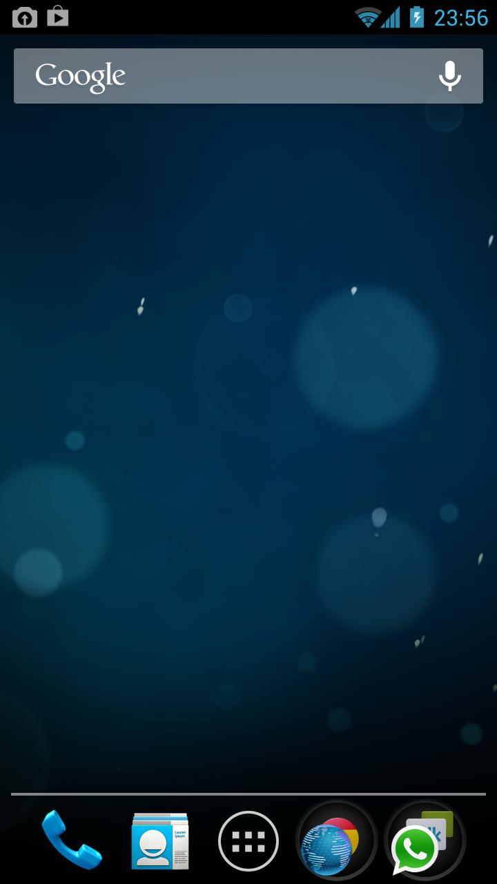 Night Flare Live Wallpaper Screen 1