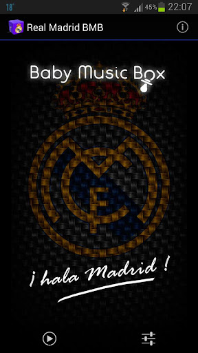 Real Madrid Baby Music Box