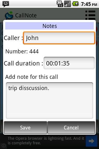 CallNote