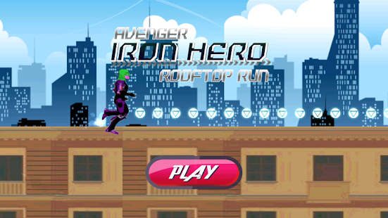 Avenger Iron Hero Rooftop Run