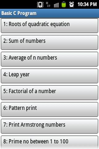 Basic C Programs