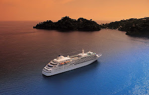 Silver Wind plies the Caribbean. Guests onboard will witness some of the most memorable sunsets of their lives.