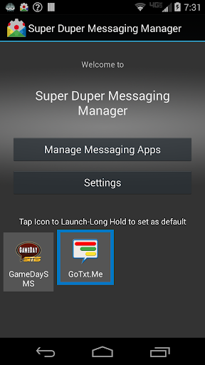 Super Duper Messaging Manager