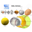 Hail Scale for Storm Spotters mobile app icon