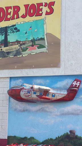Trader Joe's Airplane and Mural