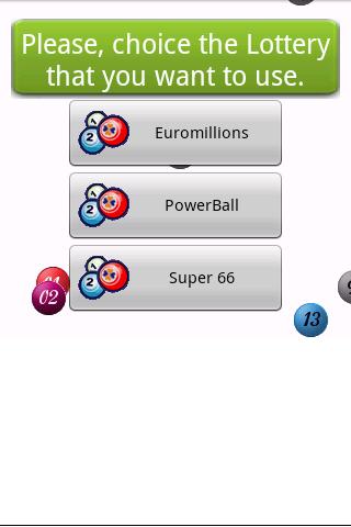 Android application Universal Lotto Generator Plus screenshort