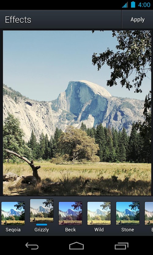 Android application Aviary Effects: Woodland screenshort