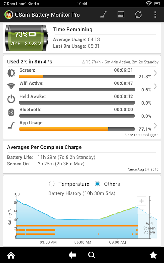GSam Battery Monitor Pro - screenshot