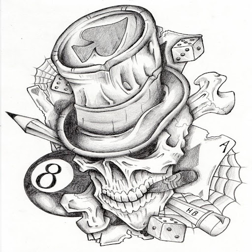 Tattoo Designs Skulls V2